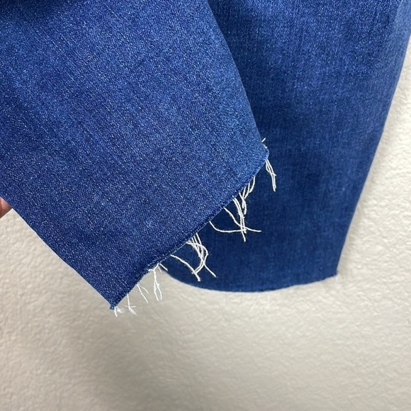 New Madewell 9" Mid Rise Skinny Jeans in Hayes Wash Button Front Edition Sz 36 - Picture 5 of 13